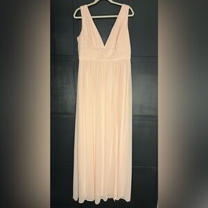 Alfred Sung Bridesmaid Dress, Size 16 XL, Petal Pink